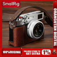 SmallRig  Fuji Series Camera Leather Case XT5 50 XM5 XE5 X100VI Half Protective Cover Retro Bag Lightweight Outdoor Crossbody