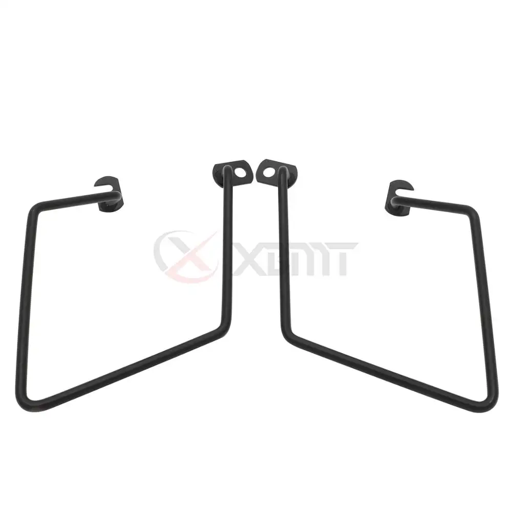 Motorcycle Solid Steel Saddlebag Support Bracket Side Mount Trunk Bag Holder For Kawasaki W 400 650 800 W400 W650 W800