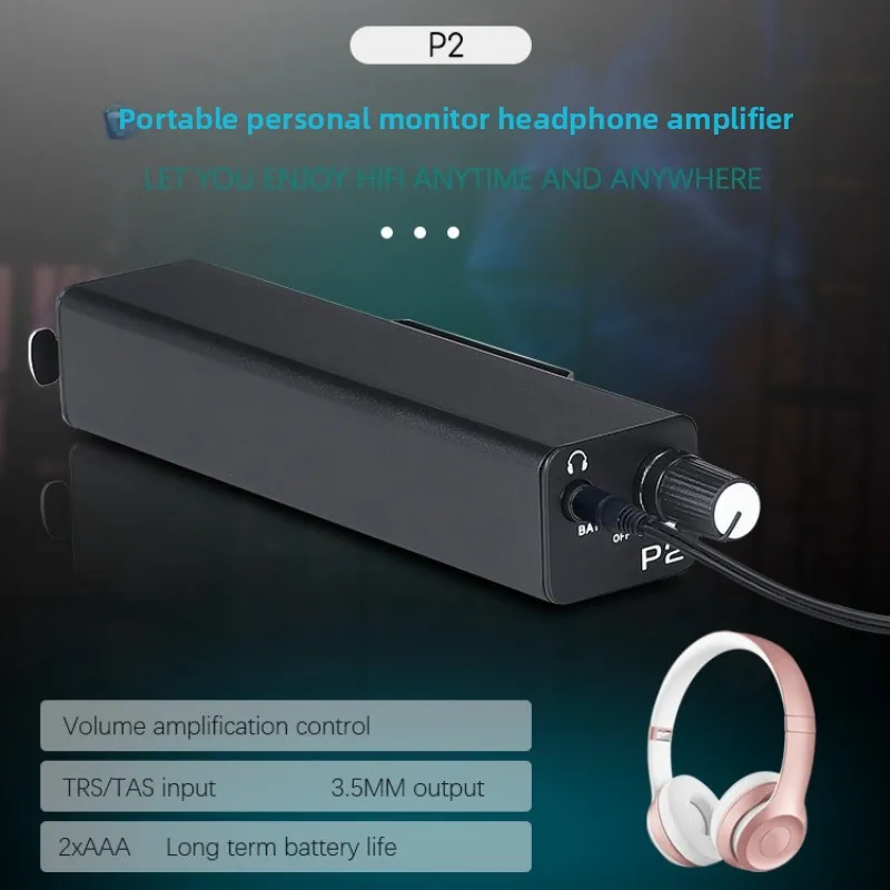 SOTAMIA P2 شاشة شخصية محمولة مضخم ضوت سماعات الأذن نشط XLR XLR ستيريو الفرقة أمبير تسجيل استوديو مكبر صوت أحادي