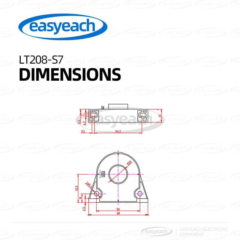LT208-S7 LT208-S7-SP1 Трансформатор Холла датчика тока