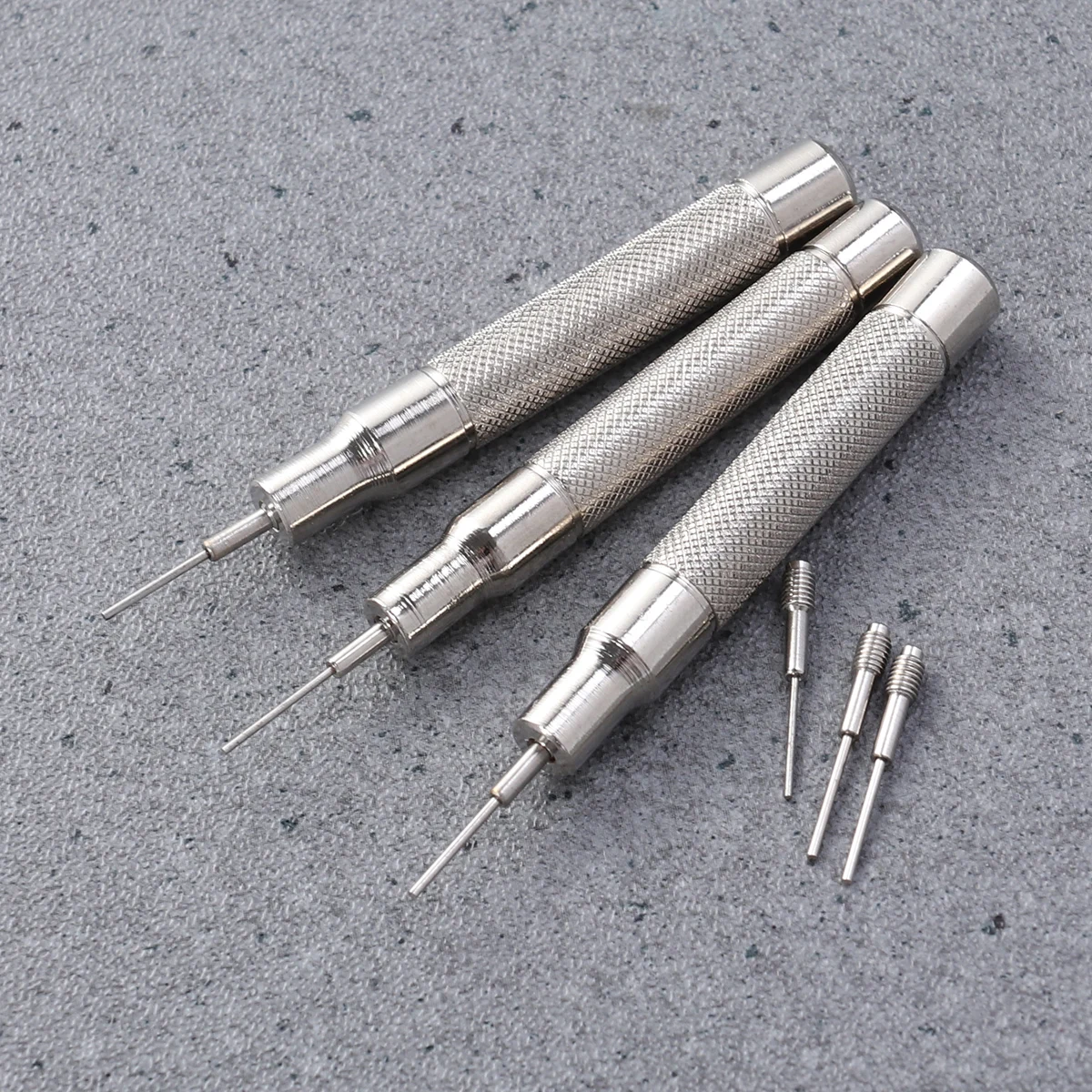 

Kit Steel Punching Needle Set Disassembly Hand Tool Plug Tap Spare Needles 0.7Mm 0.8Mm 0.9Mm For Watch Back Opening