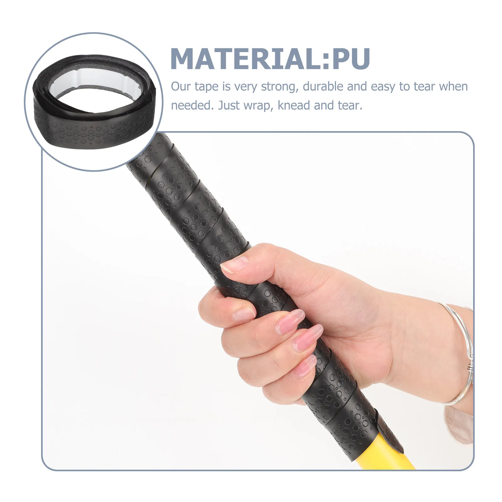 

2 шт. Прочные противоскользящие клейкие ленты для рукояток клюшек для гольфа, многофункциональные, удобные, эластичные, для спорта