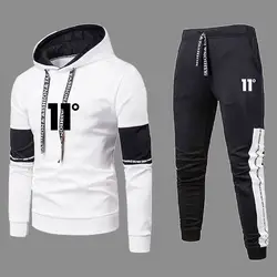 2024 Men's Spring and Autumn Luxury Printed Sportswear Casual Outdoor Sports Shirt+Sports Pants 2-piece Men's Fashion Sports Set