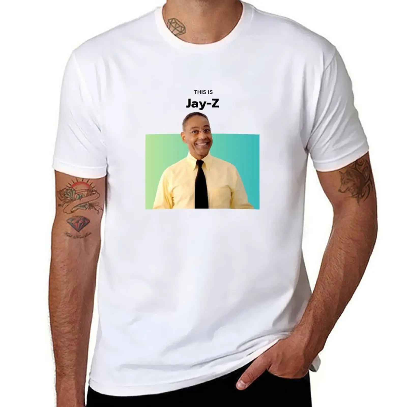 

This Is Jay-Z Gus Fring Breaking Bad Music T-Shirt oversize t-shirts man graphics mens fashion