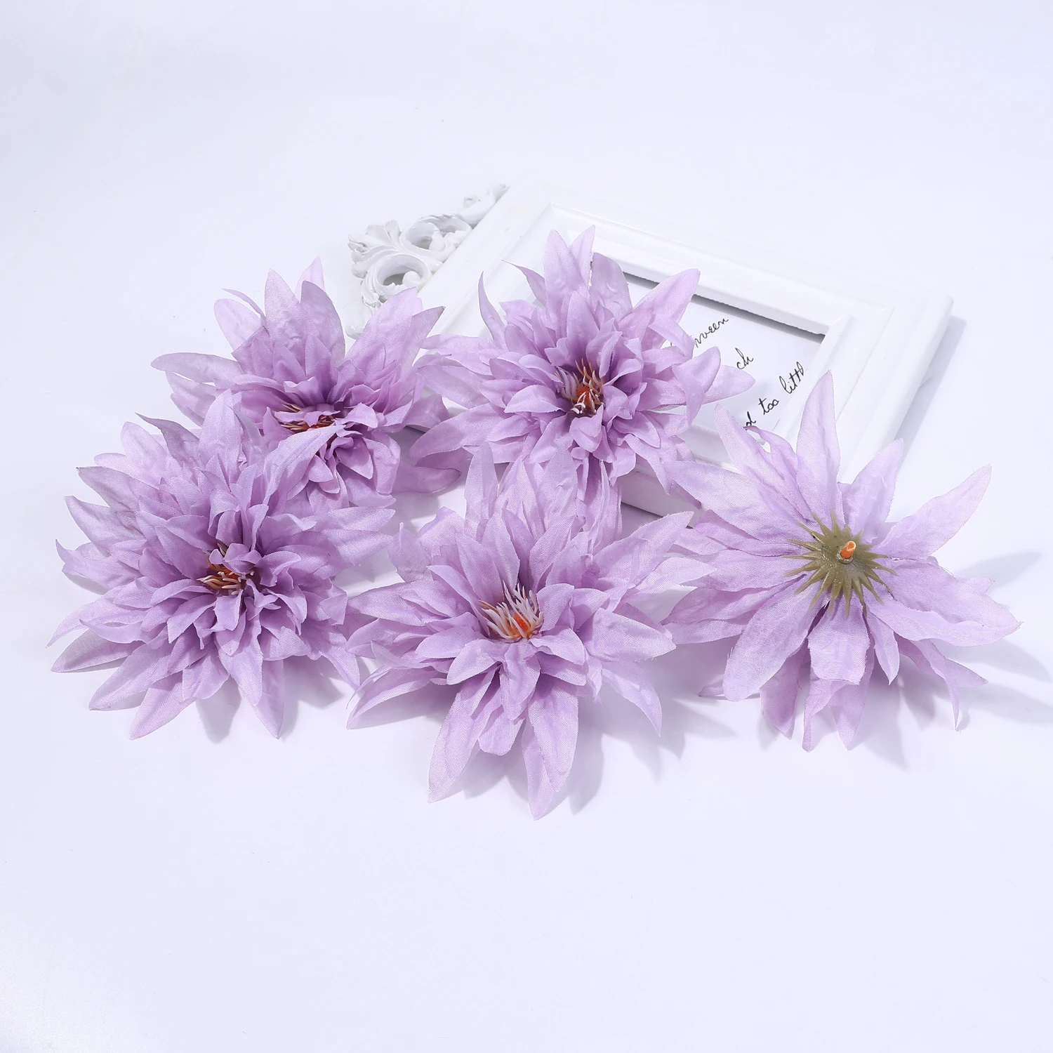5/10 Stück künstliche Blumenköpfe, 11 cm, künstliche Blumen für Heimdekoration, Partyzubehör, Hochzeit, Hochzeit, Dekoration, DIY-Geschenke, Zubehör – Detail 9