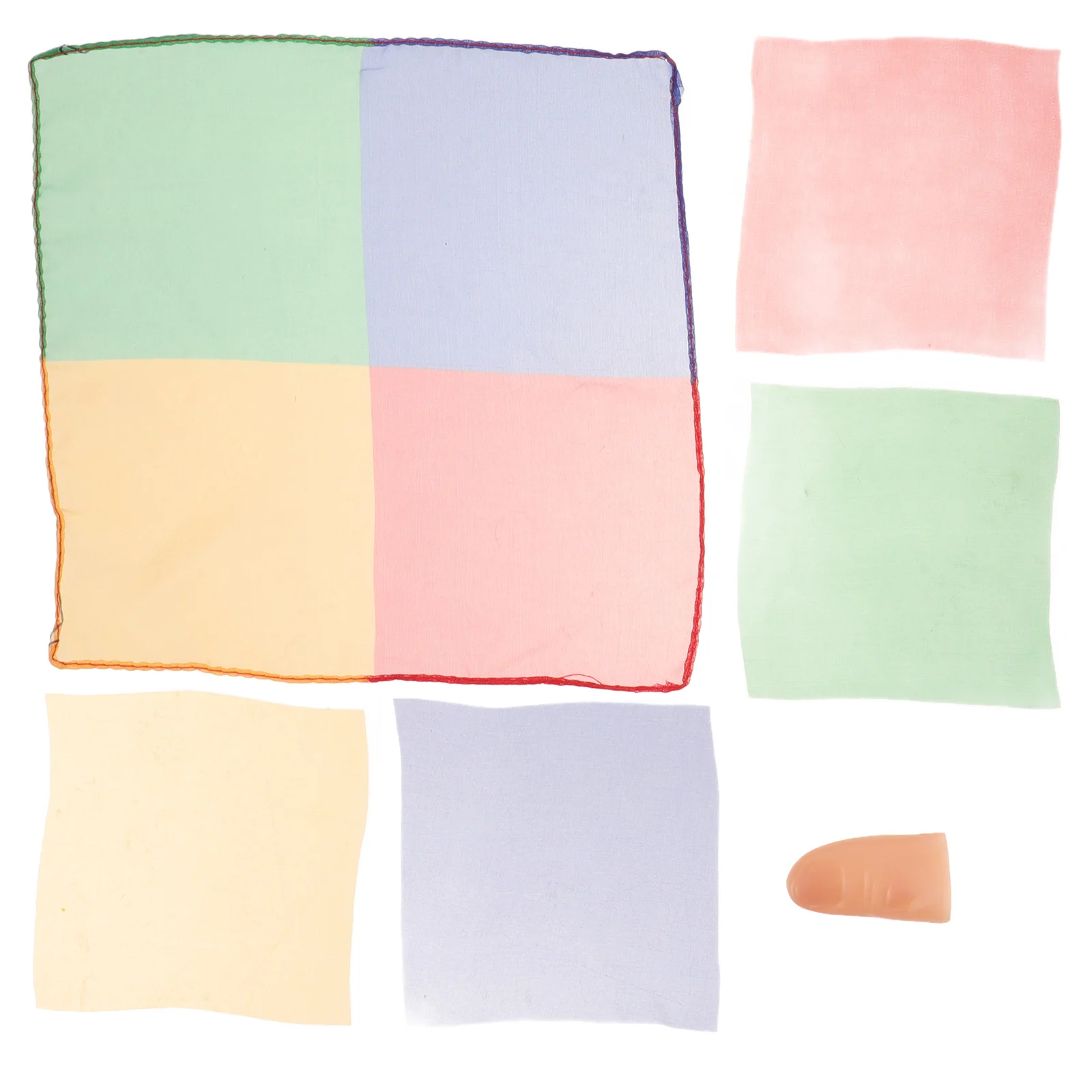 Realistic Fake Thumb Tip Prop Vanishing Silk Trick Close Up Illusions Disappearing Finger Gimmick Magician Halloween