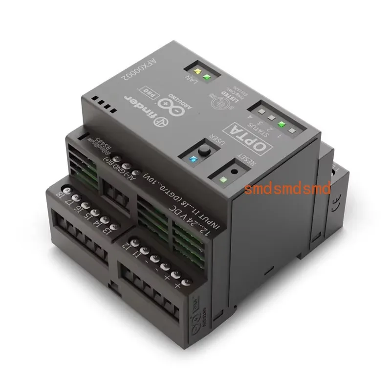 The original Arduino Opta WiFi AFX00002 mini PLC module programmable logic controller