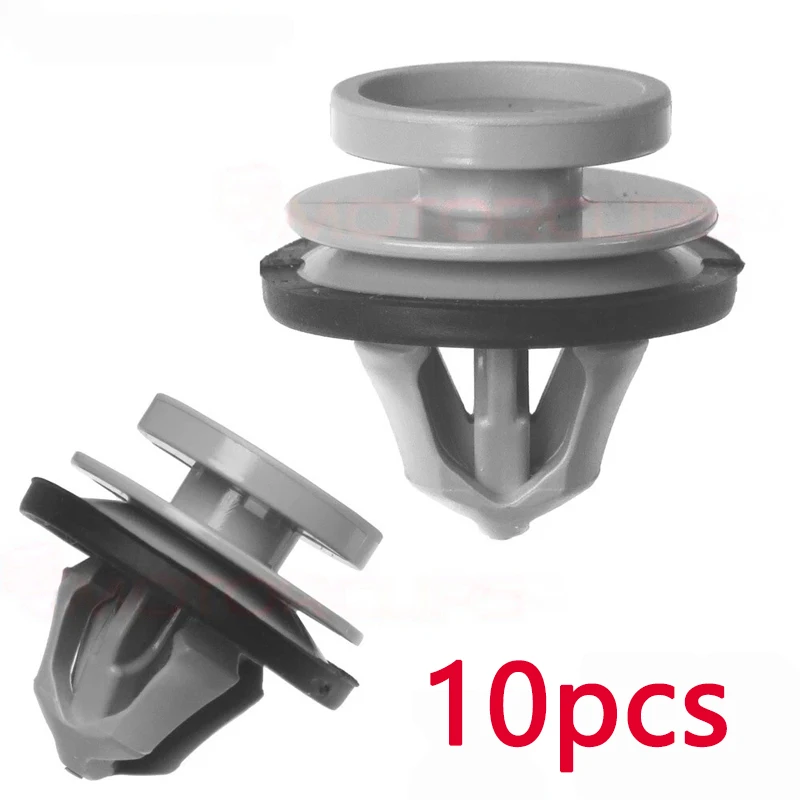 

10 шт., панель отделки колесной арки под дверной отделкой для Land Rover Defender, серые пластиковые автомобильные зажимы, внешние детали