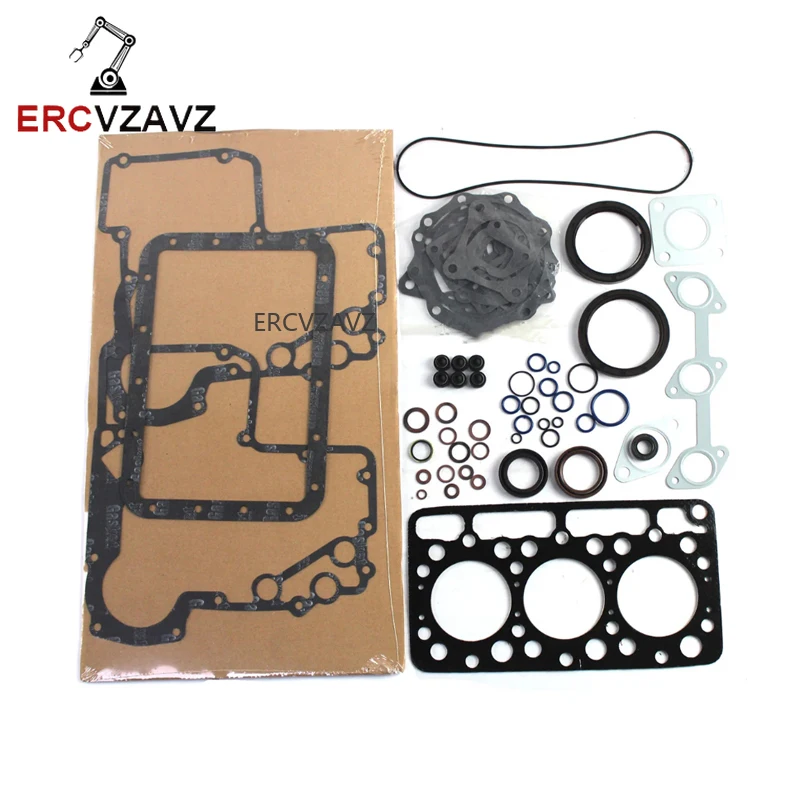 

D750 D750-B Engine Gasket Kit for Kubota B5200D B5200E B7100 B1702DT B7100HST-DT, B7 Loader, Tractor, Truck, Excavator