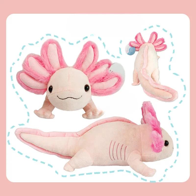 38cm Hot Salamander Soft Plush Stuffed Doll Toys Hobbies Exquisite Pillow Bedroom Decoration Birthday Festival Gift for Friends