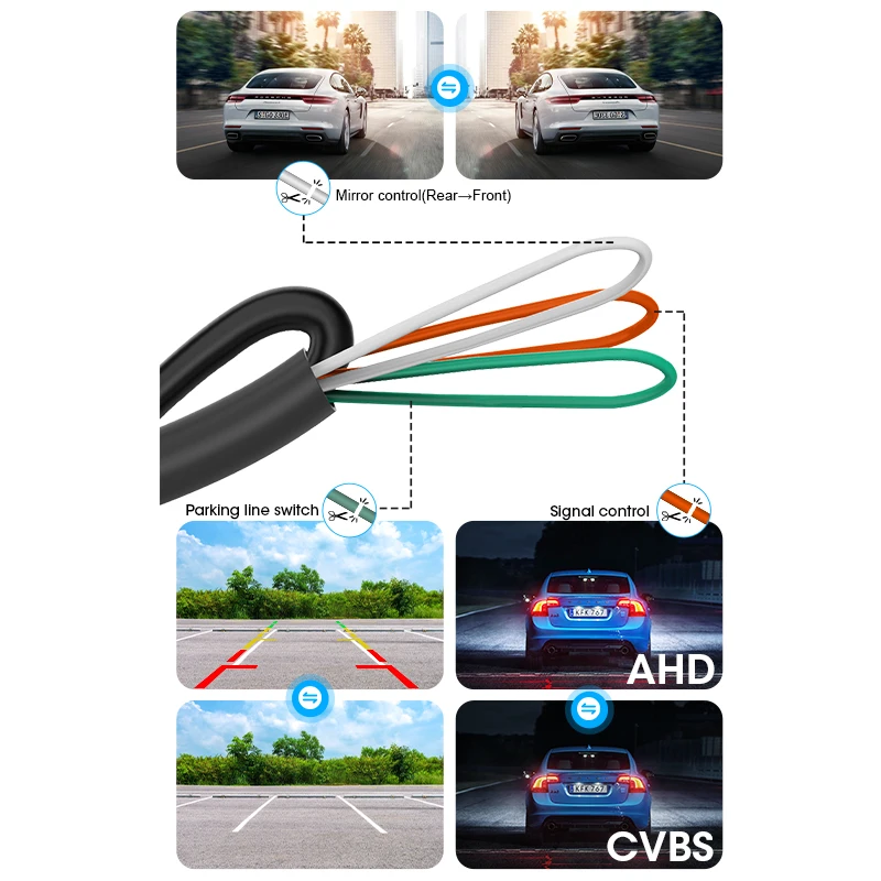 JMCQ AHD 1920*1080 Fisheye Rear View Camera For Hyundai IX35 2009 2010 2011 2012 2013 2014 2015 Car Reverse Parking Accessories
