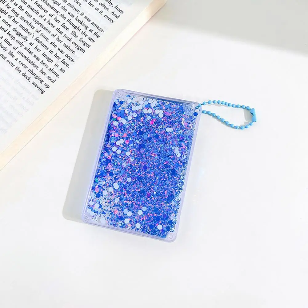 Portable  Useful Quicksand Design Small Card Brick Decoration Small Card Brick Thickened   Stationery Accessories