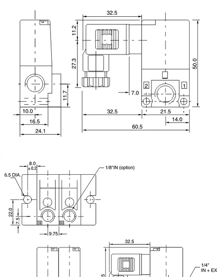 Elettrovalvola High Frequency Solenoid Valve 35A Pilot-Operated 12/24V 5.4W 12.7W Pneumatica — dettaglio 4