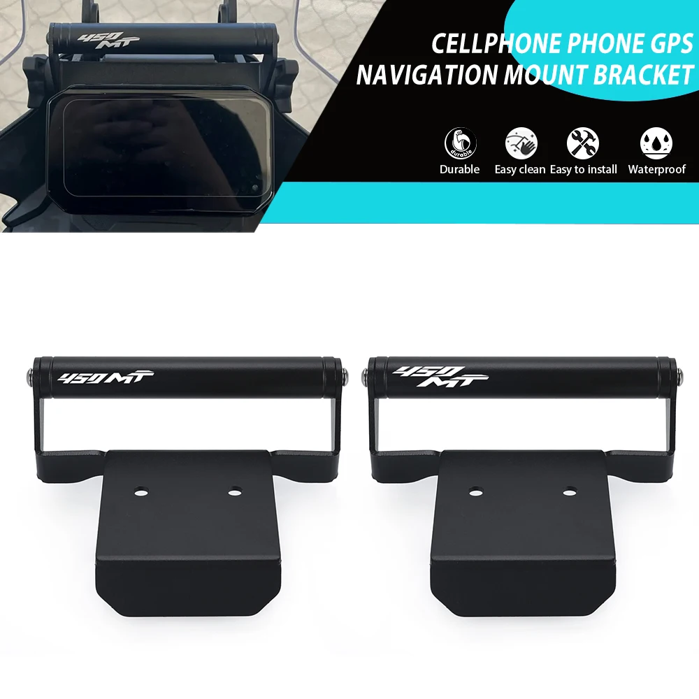 

2026 For CFMOTO 450MT 450 MT Phone GPS Navigation Mount Bracket MT450 2024 2025 Motorcycle Handlebar Bar Extension Stand Holder