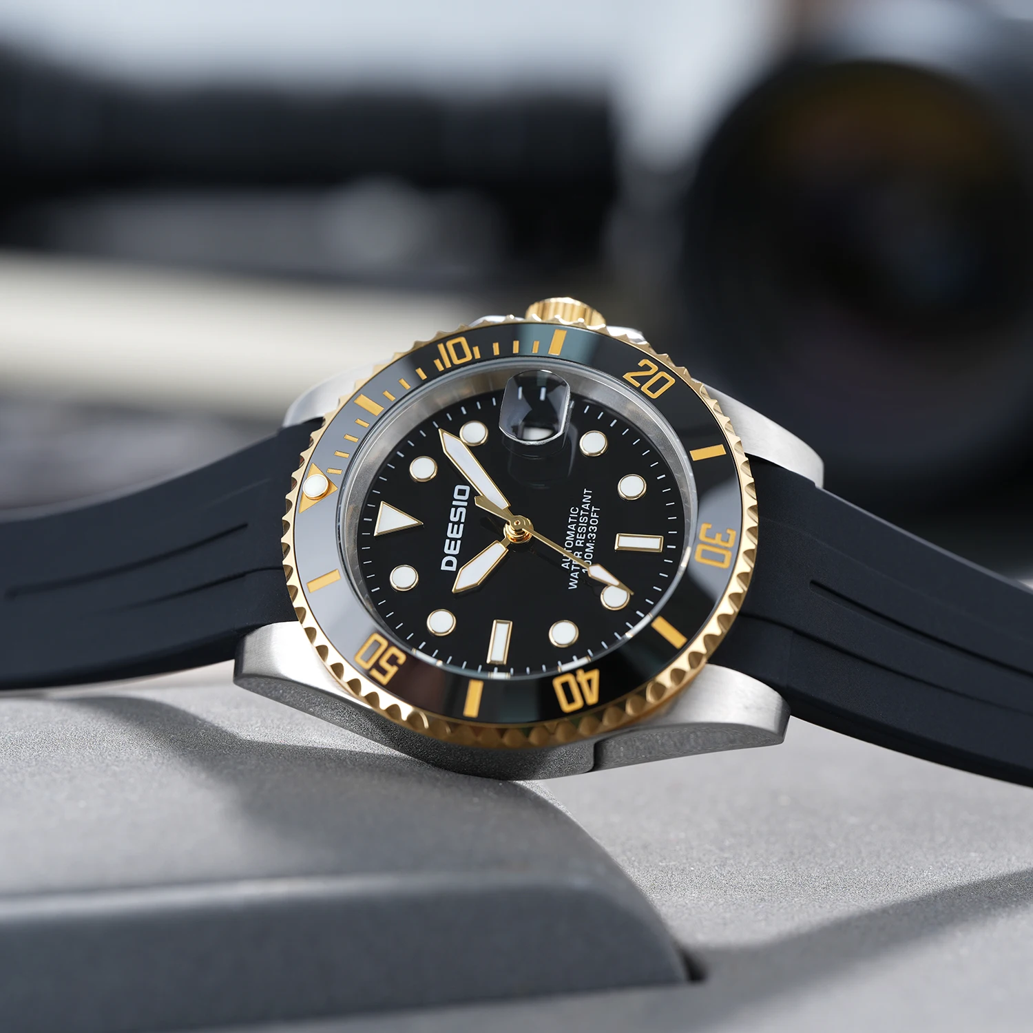 DEESIO Erkek Lüks Tam Otomatik - Luxury Watch All Black incelemesi ve fiyatı