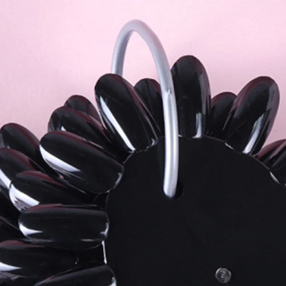2Set Nail Color Exhibition Cards Durable Lightweight Premium 160 Black Pieces Perfect Manicure Display for Shop