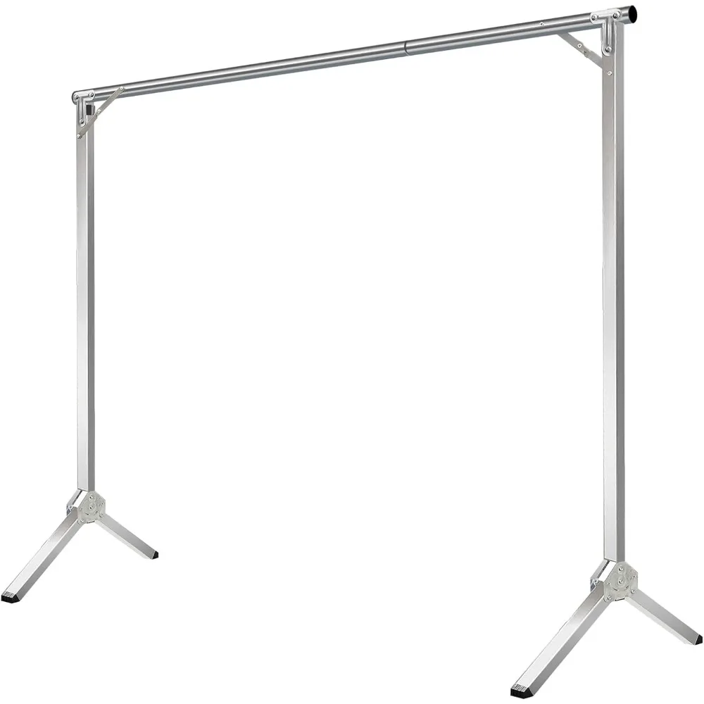 

2025 Lightweight Clothes Drying Rack Foldable, Length Adjustable Garment Racks for Small Space Hanging Clothes, Premium Stainles