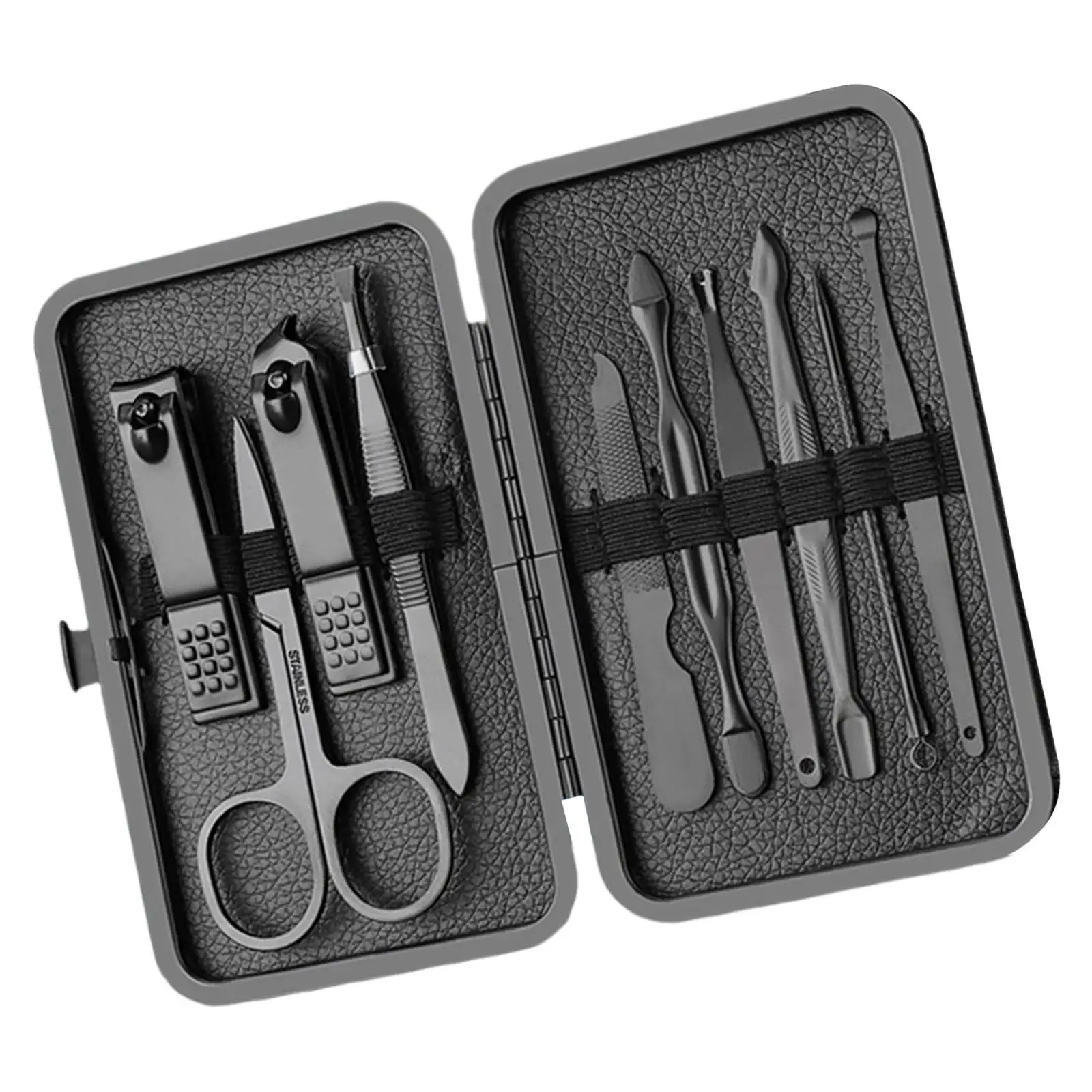 Multifunctional Nail Clippers Set Stainless Steel Nail Tool Kit for Fingernails Toenails and Facial Care