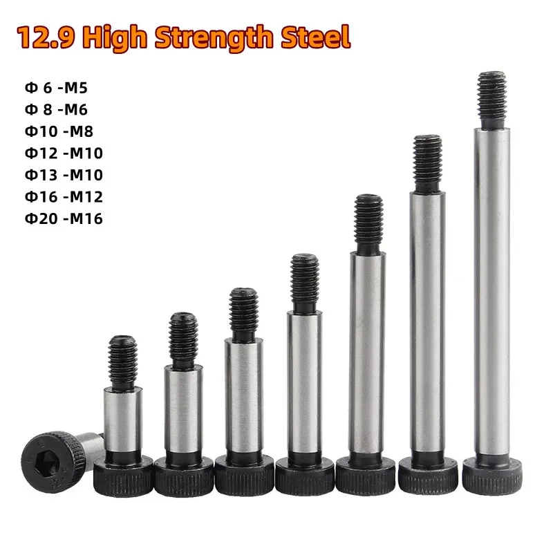 

12.9 High Strength Steel Hex Head Bolt Limit Screws M5 M6 M8 M10 M12 Dia=Φ 6 8 10 12 13 16 20 Shoulder Bearing Bolt Shaft