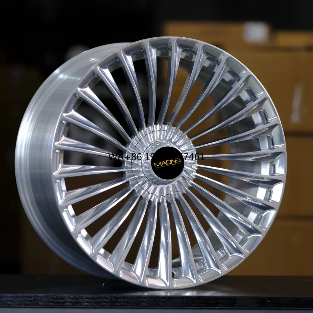 

Wheelshome High Performance Monoblock 18 19 20 Inch Rim Multi Spoke Sliver Polished Forged Alloy Wheel for Mercedes Benz PUR