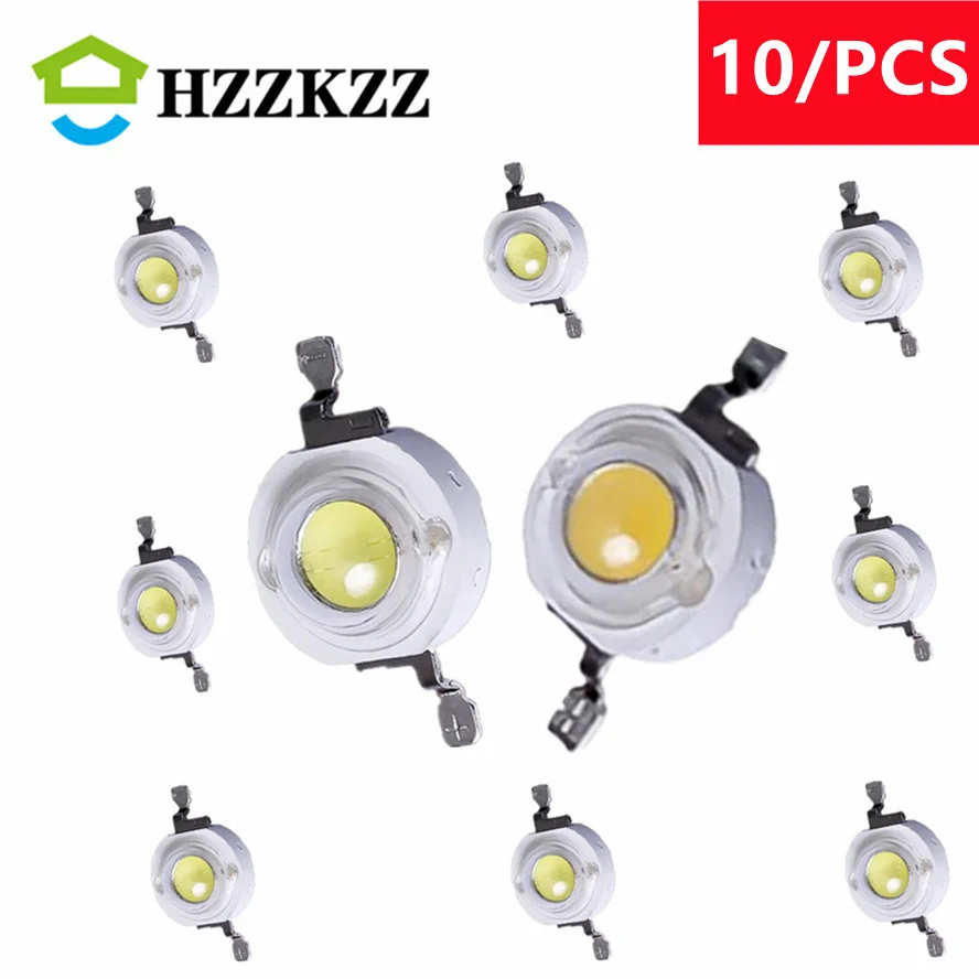 

HZZKZZ Selling 1-10/PCS TZT led 1W 100-120LM LED Bulb IC SMD Lamp Light Daylight white/warm white High Power 1W LED Lamp bead