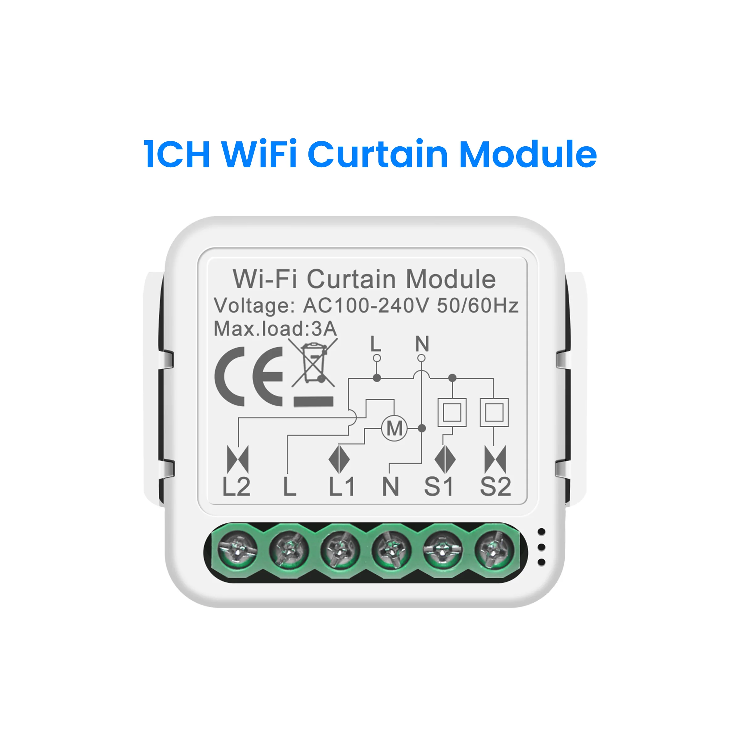 GIRIER Tuya Smart ZigBee/Wi-Fi RF433 Gordijn Schakelaar Module voor Elektrische Rolluik Blind Motor 1/2CH Werkt Alexa Hey Google