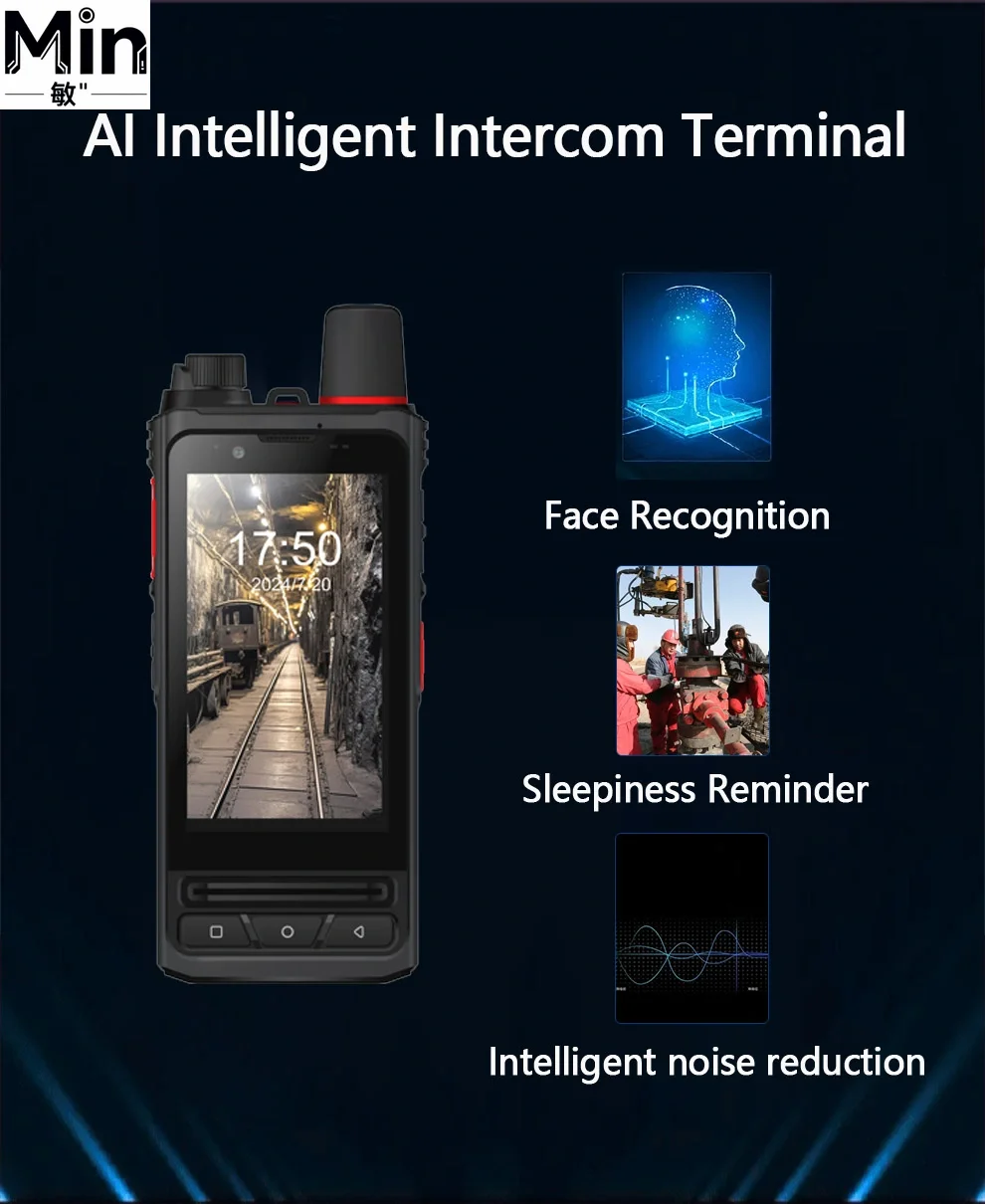 Android 4G LTE GSM POC Two Way Radio Global 5000KM Unlimited Range Walkie Talkie Support Zello PTT SIM