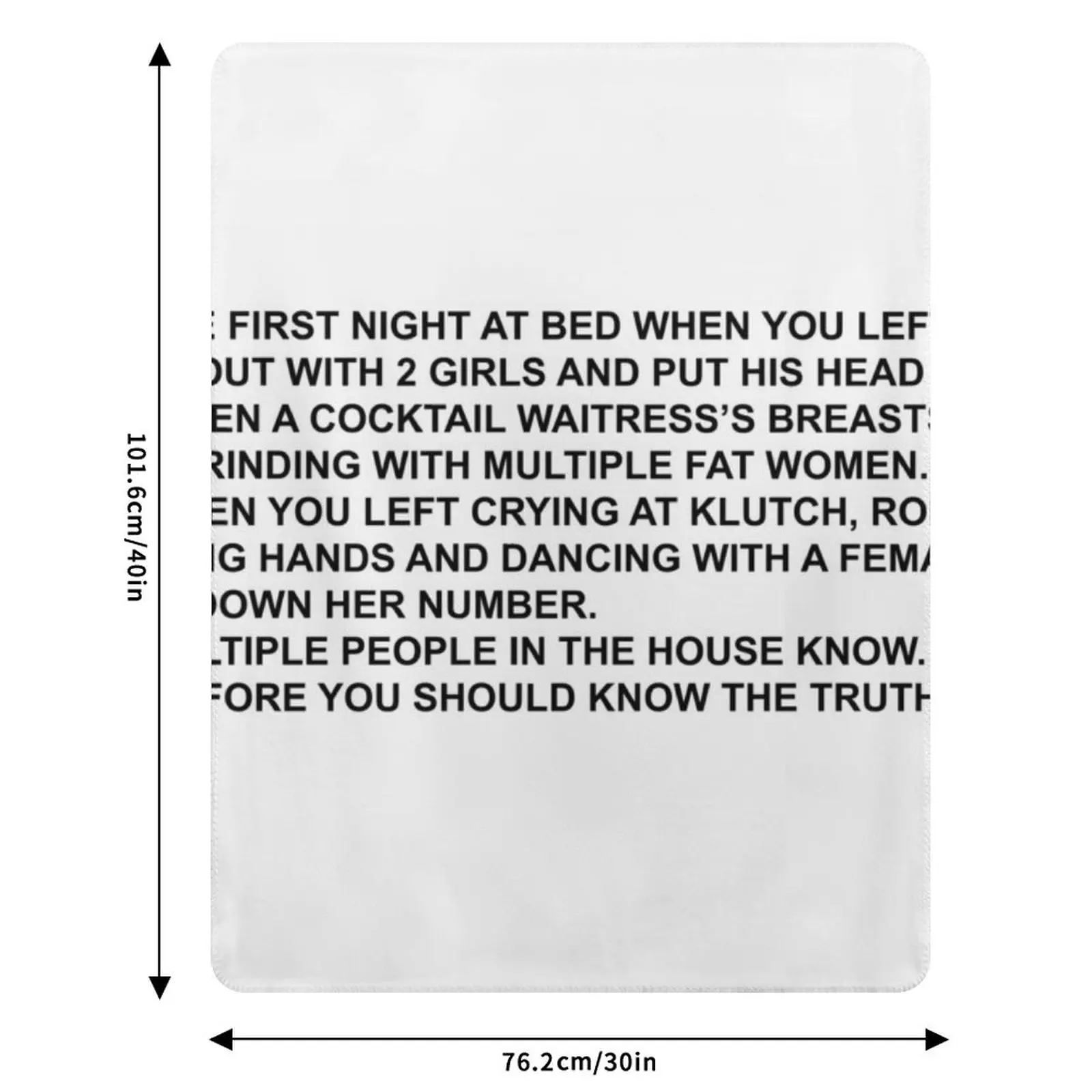 THE NOTE Throw Blanket Extra Large Throw Loose Kid'S Moving Bed Luxury St Blankets