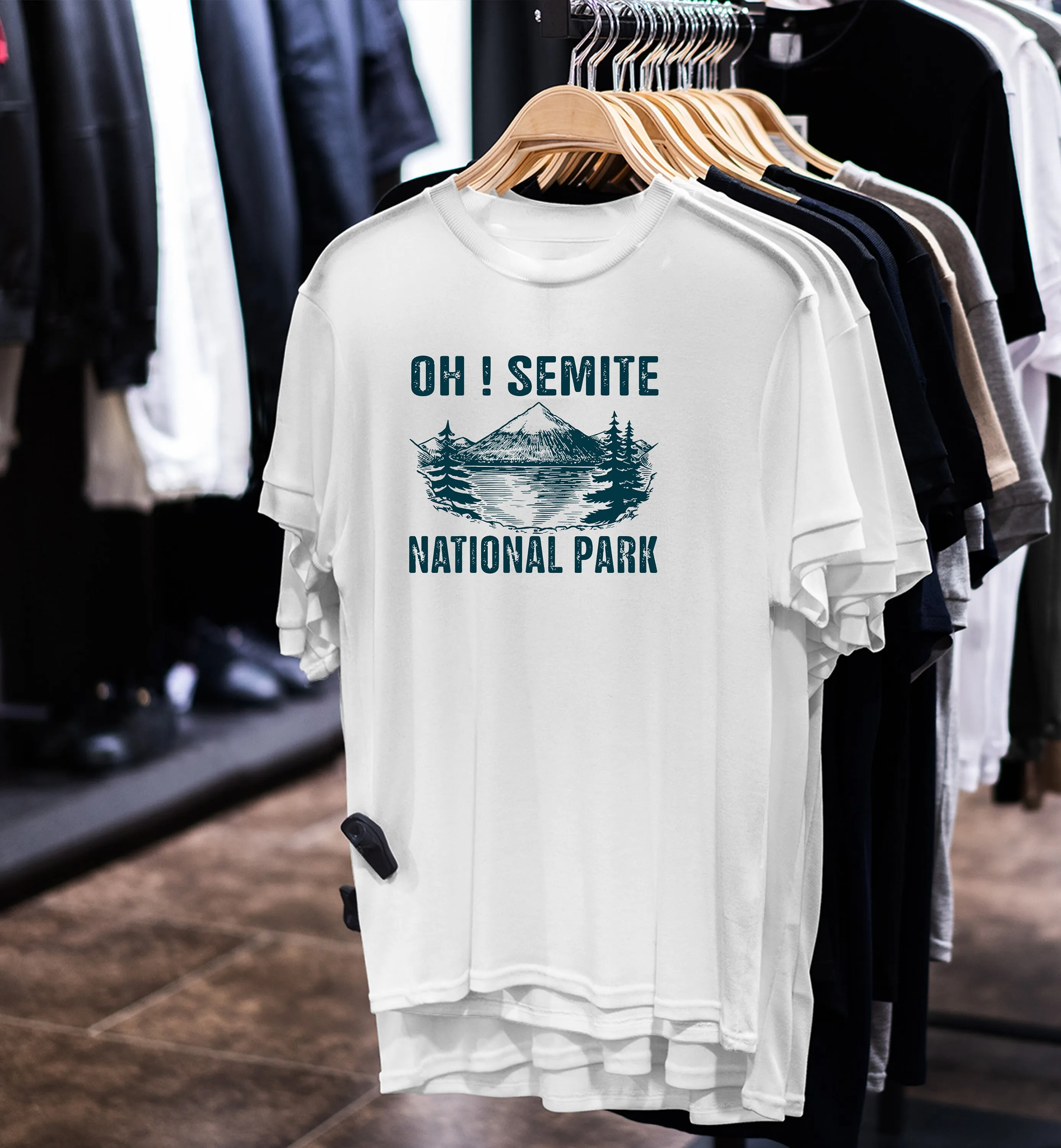قميص Oh Semite National Park للتخييم والمشي لمسافات طويلة هدية لعيد ميلاد الأب السعيد #1
