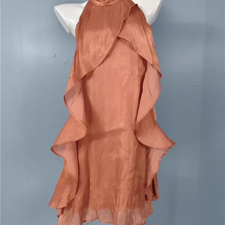 

Faionable Sexy Bal Ne Hanging Strap Design iny Lace Trim Dr ort Skirt A-Line Skirt Svel Evening Dr