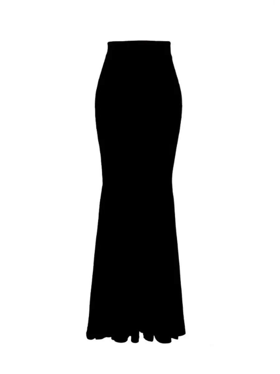 New Fish Tail Skirt Semi-Body  Shape plus Size Pure Desire Sexy Semi-Body Skirt  Color Big Size Women's Skirt view 5