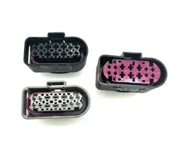Suitable for Volkswagen Audi Xenon LED high configuration headlights14P engine compartment harness plug 1J0/3C0 973 737/837
