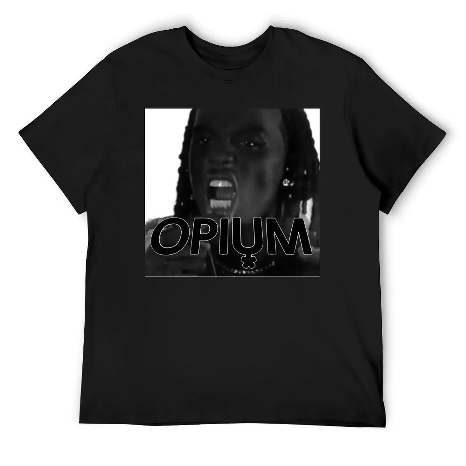 

Opium Logo T-Shirt quick-drying boys whites summer tops mens fashion
