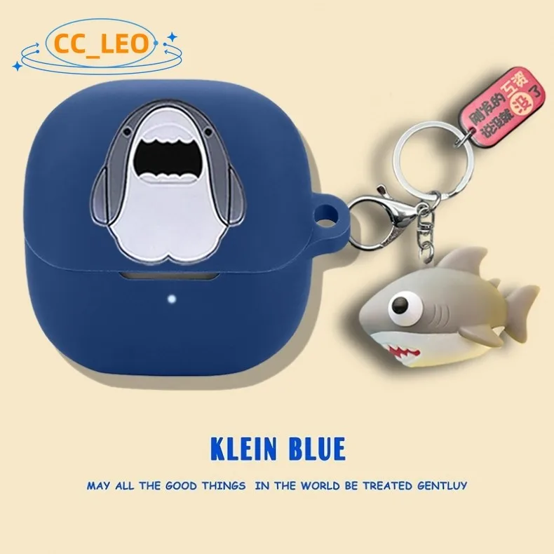 Для SoundPeats Air5 чехол мультфильм Шиба-ину акула астронавт брелок SoundPeats Air5 Lite силиконовый мягкий чехол защитный рукав