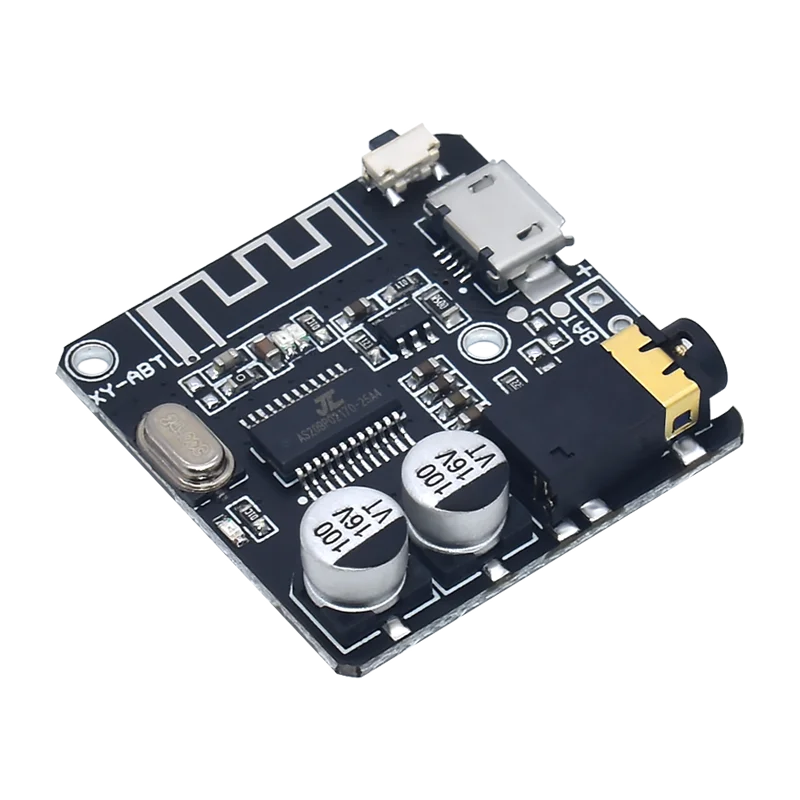 WAVGAT DIY Bluetooth 5.0 audio receiver module MP3 Bluetooth decoder board car speaker audio amplifier board ABT — zdjęcie 2