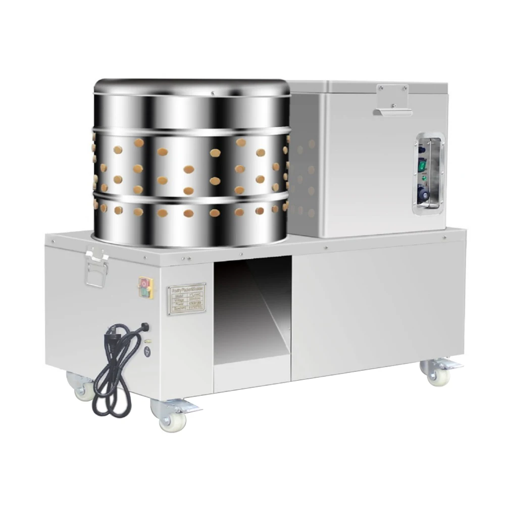 

Electric Stainless Steel Chicken Plucker Machine Poultry Duck Feather Peeling Equipment Poultry Defecation And Scalding Machine