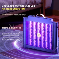 Electric Shock Mosquito Killler Lamp LED Bionic Physical Mosquito Trap Safe For Kids Kills Ultraviolet Light Mosquitoes