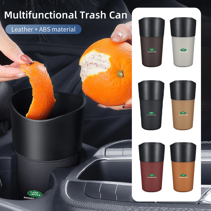 Car Trash Can Center Console Waterproof Garbage Storage Bucket For Land Rover Freelander L2 LF Range Rover Evoque 3 4 Discovery