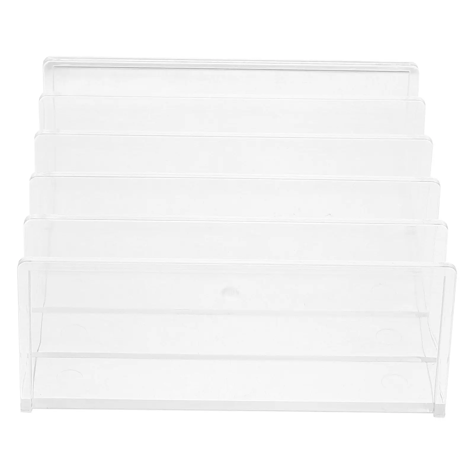 Acrylic Office Desk File Organizer Decorative For Home Office Desk Book Sturdy Bookend Set Bookshelves