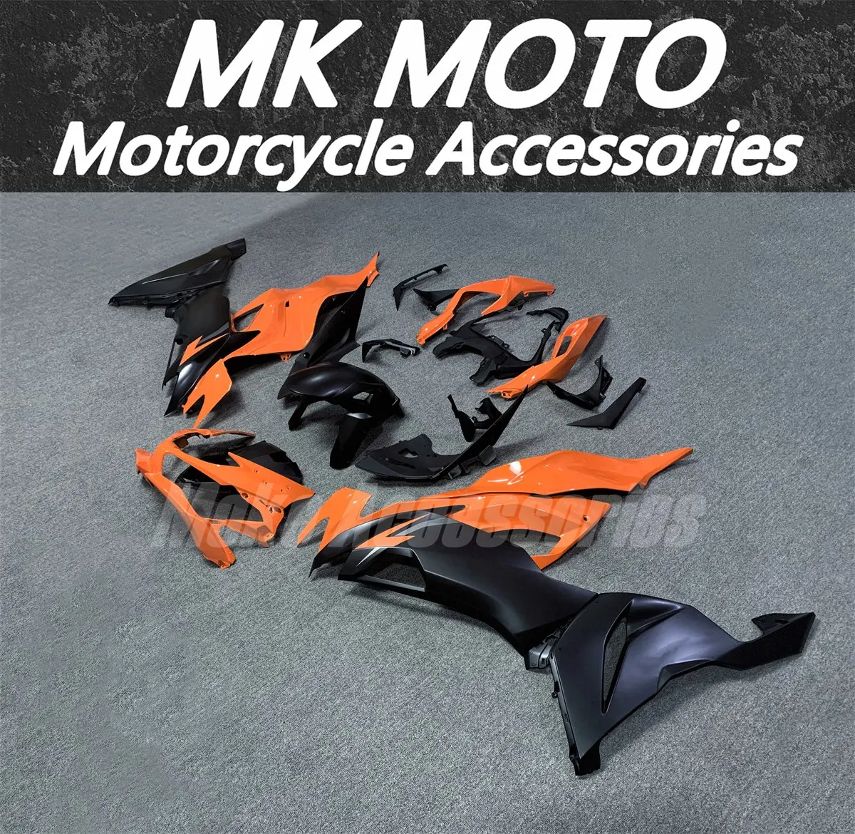 

Moke moto Motorcycle Fairings Kit Fit For zx-6r 2019 2020 2021 2022 2023 636 Bodywork Set Injection Ninja orange/black New