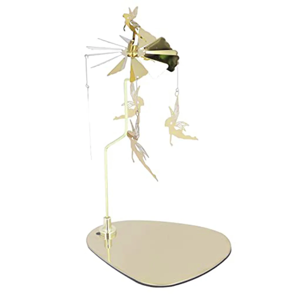 

Stainless Steel Romantic Home Decoration Romantic Home Decor Stable For Use Unique Rotating Candle Holder Wedding