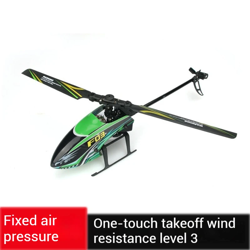 Yuxiang-F03 Fixed Altitude Air Pressure Helicopter, 4-Channel Aileron, Controle Remoto Livre, Resistente a Bater, Modelo de Aviação, 2.4g