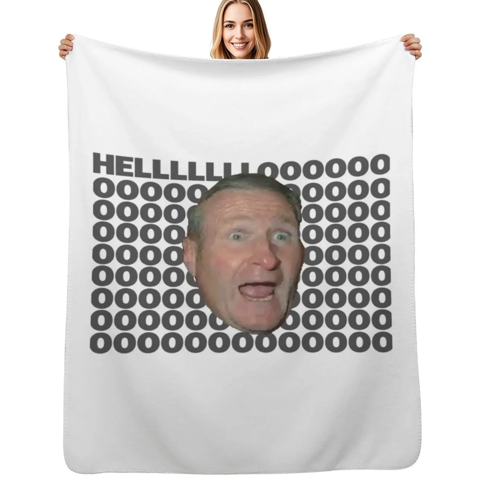 HELLOOOOO Jack Armstrong Cobertor leve e macio para todas as estações, para cama