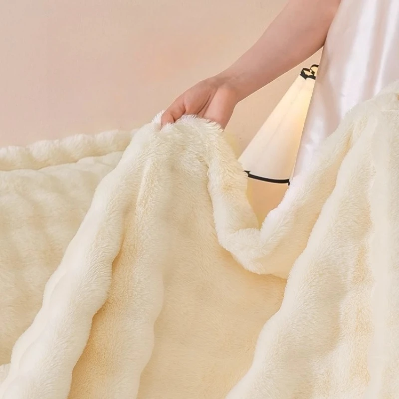 

Cozy Blanket Winter Warm Soft Throw Home Bed Sofa Living Room Comfort Decorative Colchas Matrimonial Bedspreads and Covers