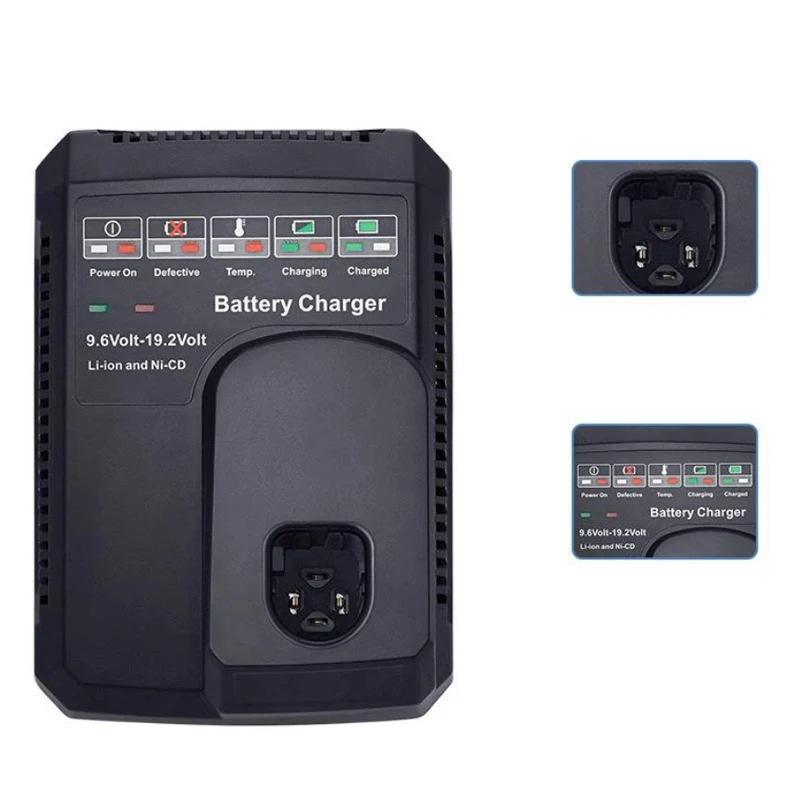 

Portable Battery Charging Station Replacement Charger for Craftsmen 12V–19.2V Lithium NiCd Batteries Power Tool Battery Charger