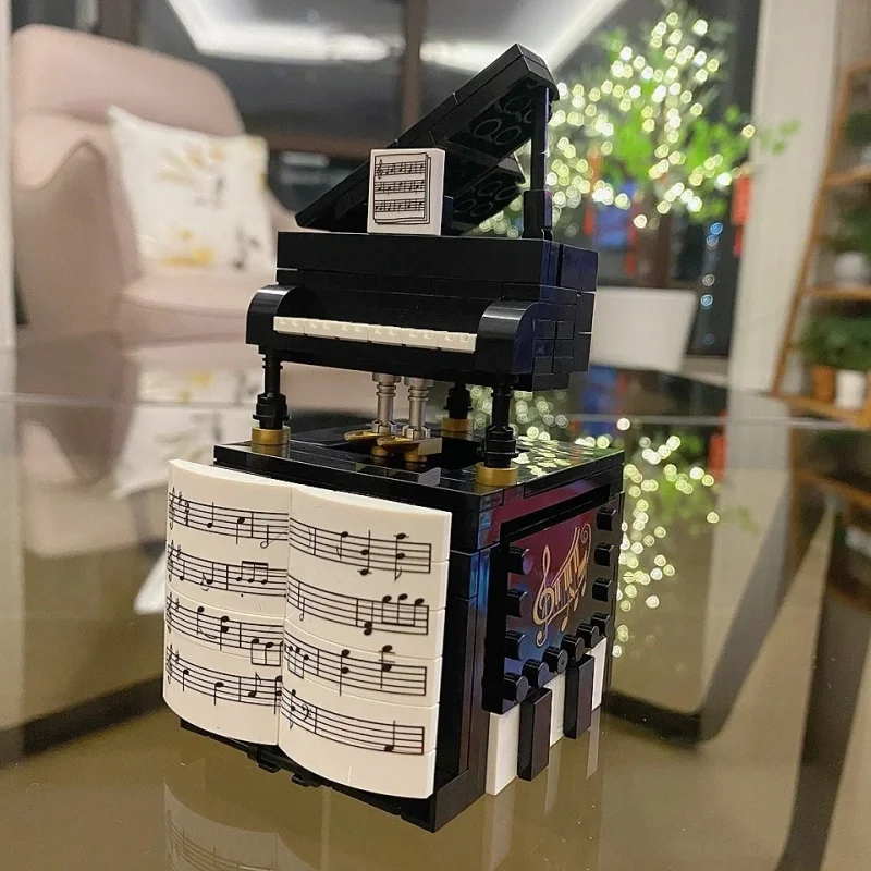 

Строительные блоки SEMBO Piano, сложные в сборке модели-украшения, развивающие детские игрушки, фигурки, подарки на день рождения