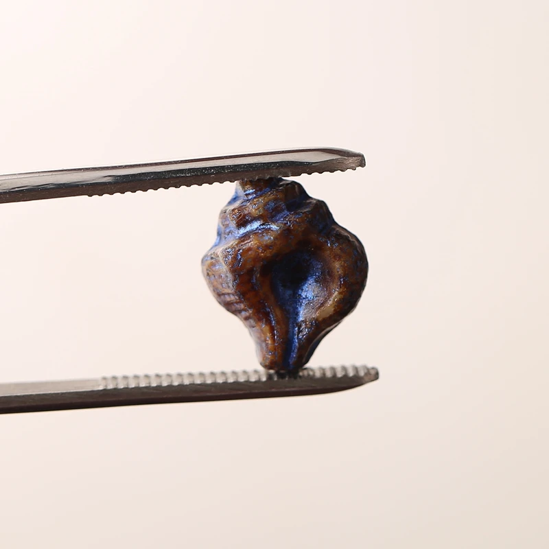 

Чешские синие бусины-подвески ручной работы в форме раковины 15x12x10 мм, просверленные серьги и изготовление ювелирных изделий своими руками, аксессуары 1,6 г на бусину