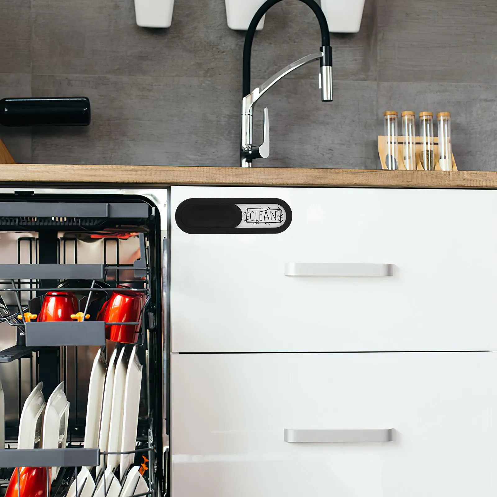 

Магнитный указатель чистоты для посудомоечных машин и сушилок: удобное решение для домашнего использования