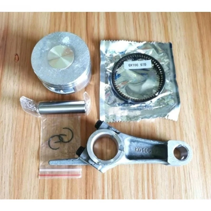Conjunto de biela e pistão de 56mm para motor de quatro tempos GX100 de roçadeira/piladora de impacto