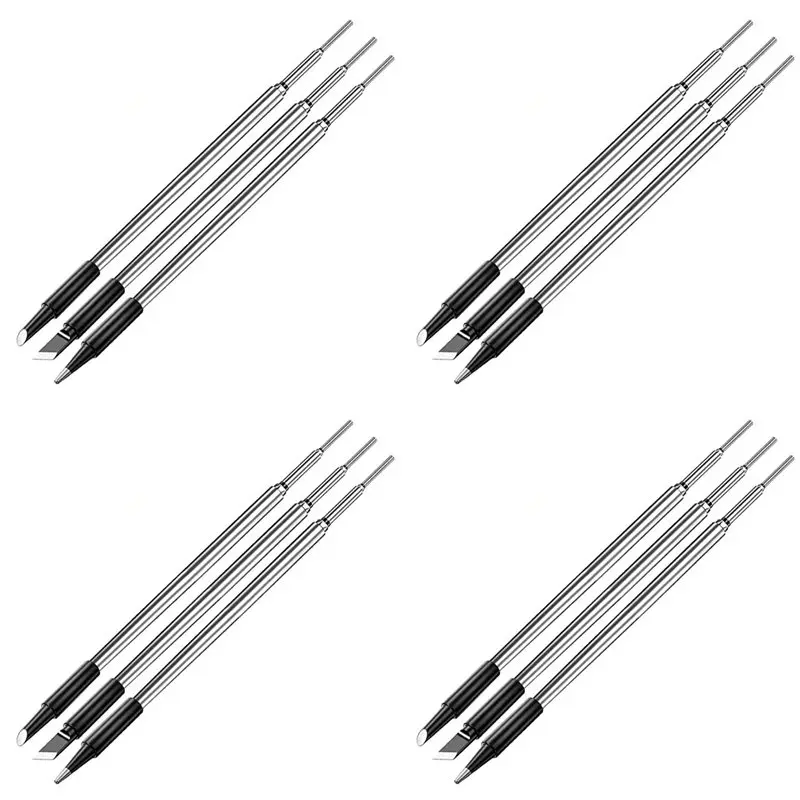 

B03C-C210 Soldering Iron Tip USB Soldering Iron Tip 5V Battery Soldering Iron Tip Soldering Rework Accessories 12Pcs